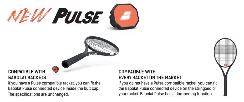 Smart Rackets Babolat Pulse converts your plain tennis racket into a smart one