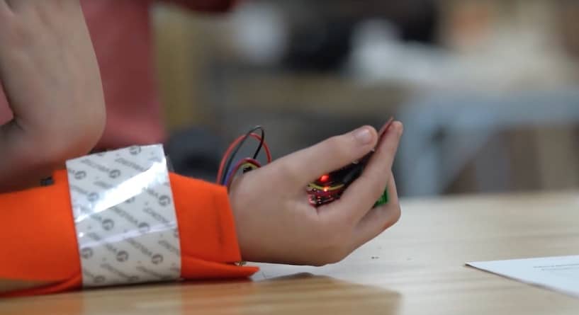 Young people across America team up to build fitness trackers