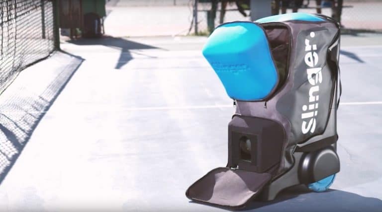 Slinger: your very own portable tennis ball launcher