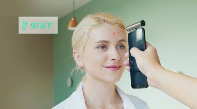 ThermGo: a tiny thermometer that works as a mobile phone accessory