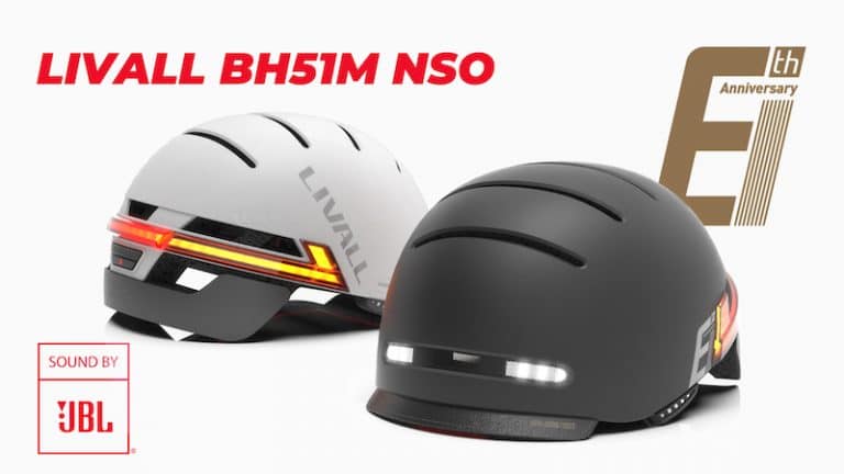 LIVALL BH51M NSO Fahrradhelm Mit JBL Lautsprechern & Blinker – Sandstein, Größe M