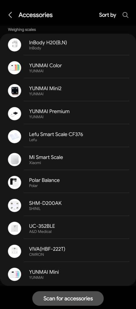  Samsung Health Scale