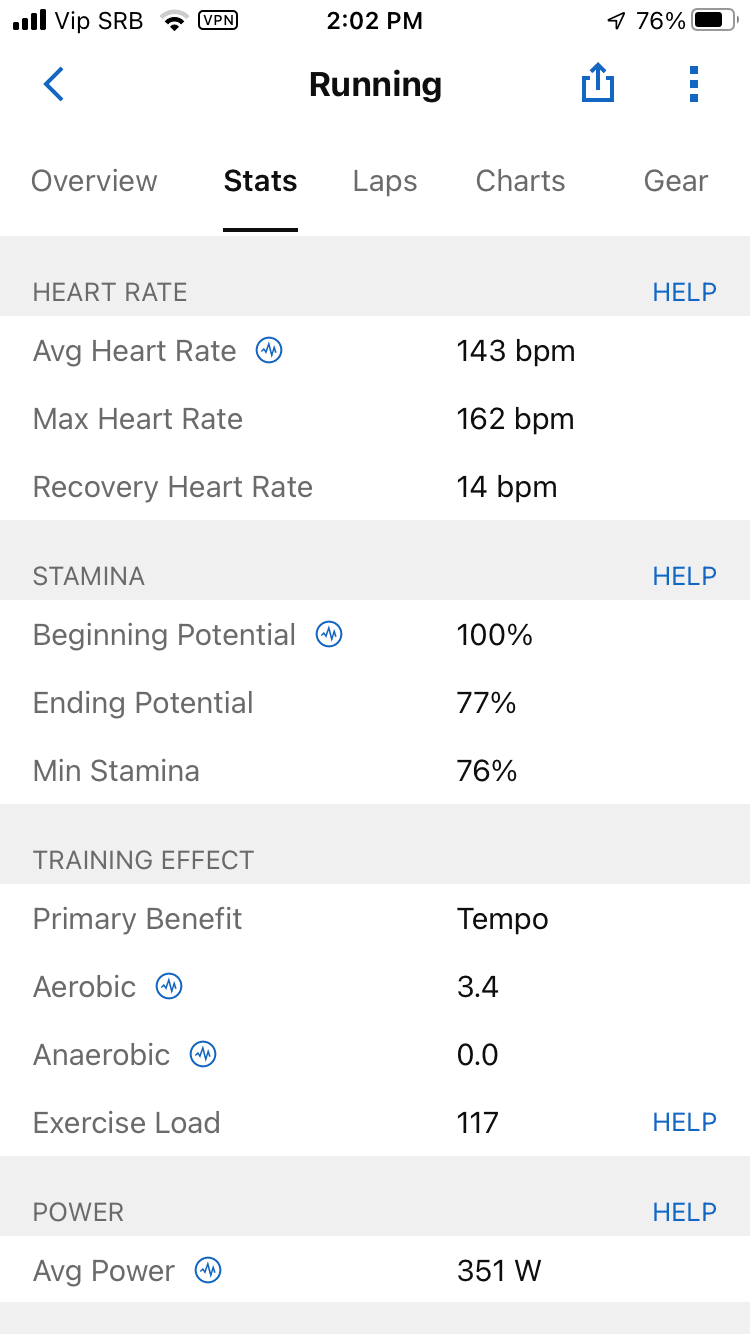 Garmin update adds automatic Recovery Heart Rate calculations