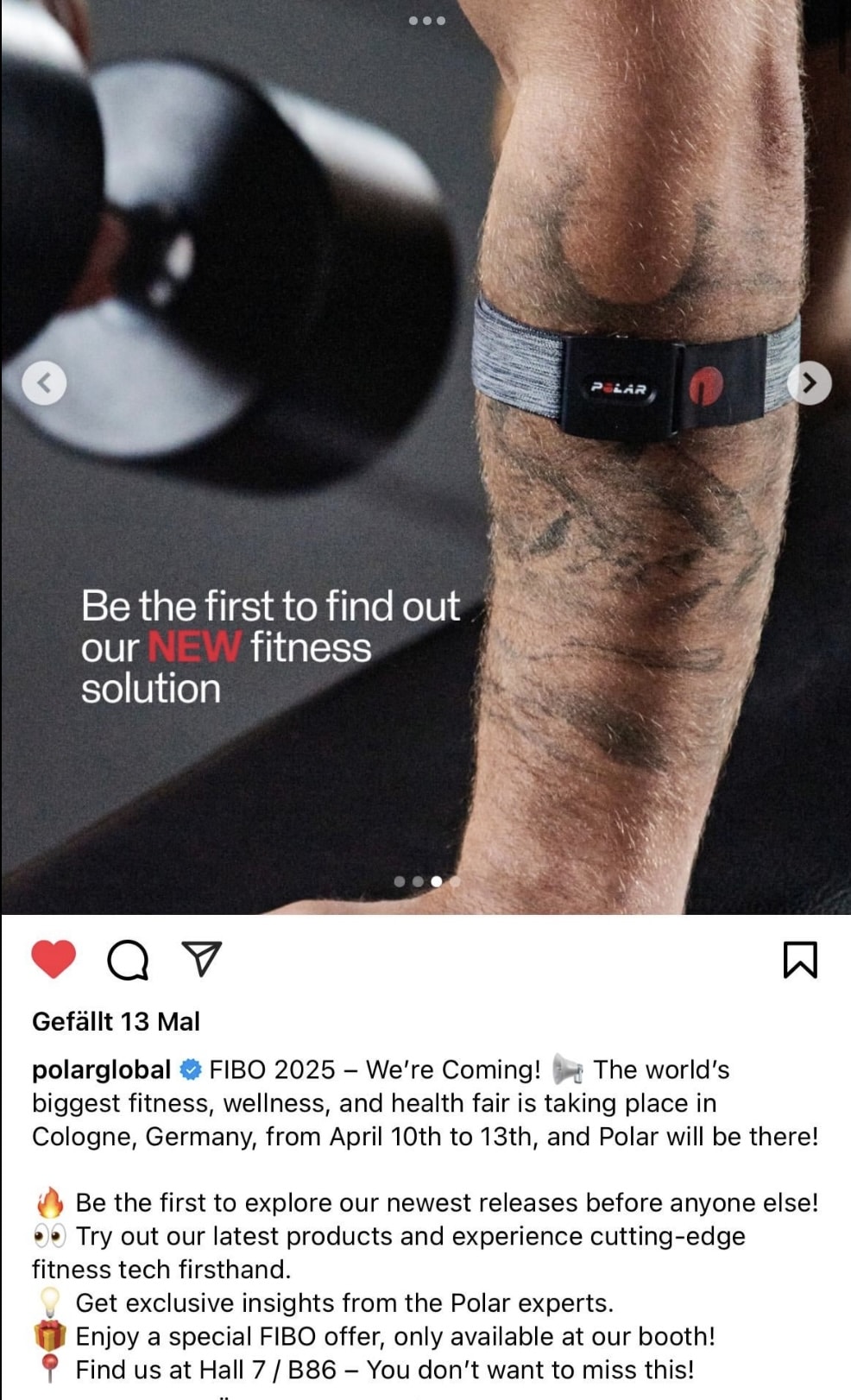 Polar teases new release at FIBO 2025, and it might target Whoop