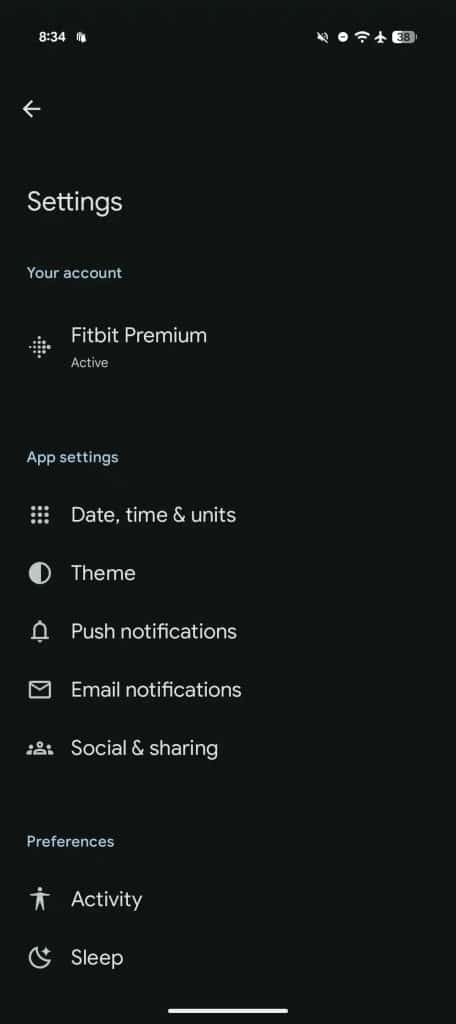 Fitbit-dark-theme