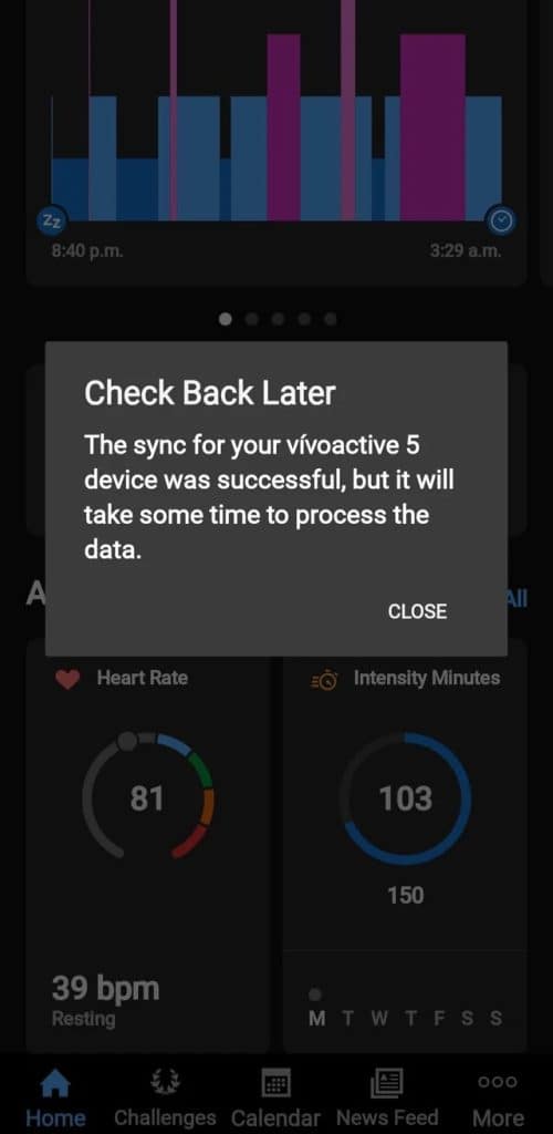 Garmin server issues