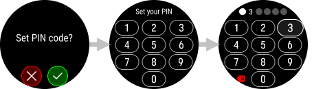 Set your pin