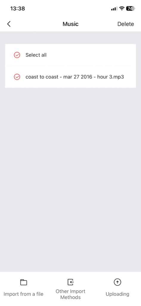 Amazfit T-Rex 3 Pro music upload