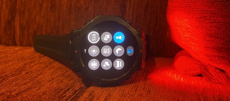 Amazfit T-Rex 3 pro flashlight