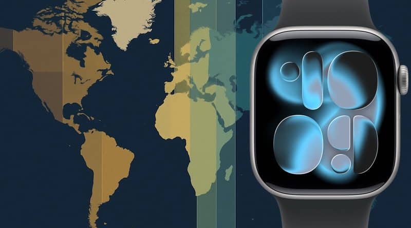 Apple Watch time zone