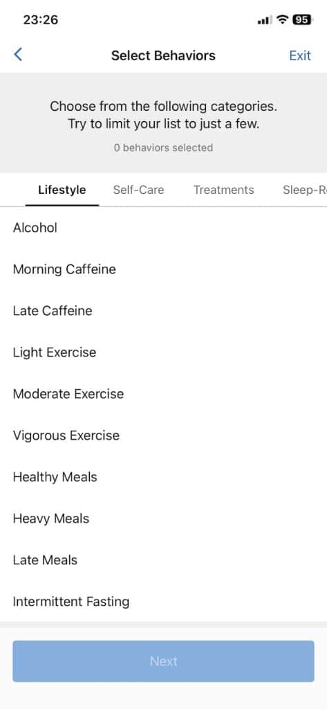 Garmin Lifestyle logging