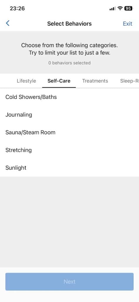 Garmin Lifestyle logging