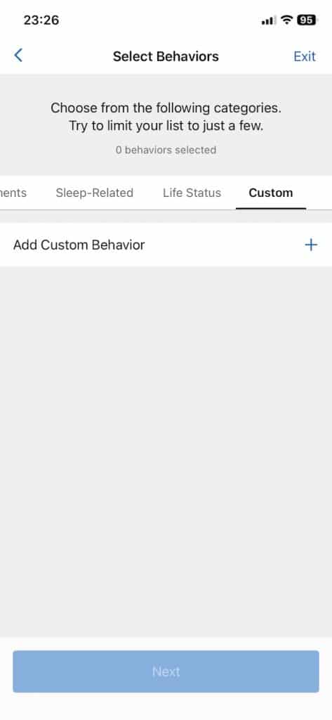 Garmin Lifestyle logging