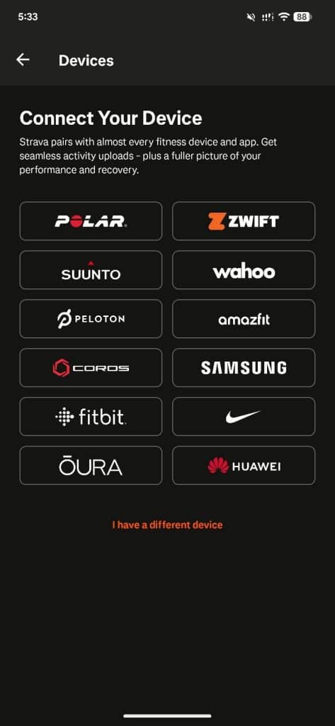 Garmin Strava