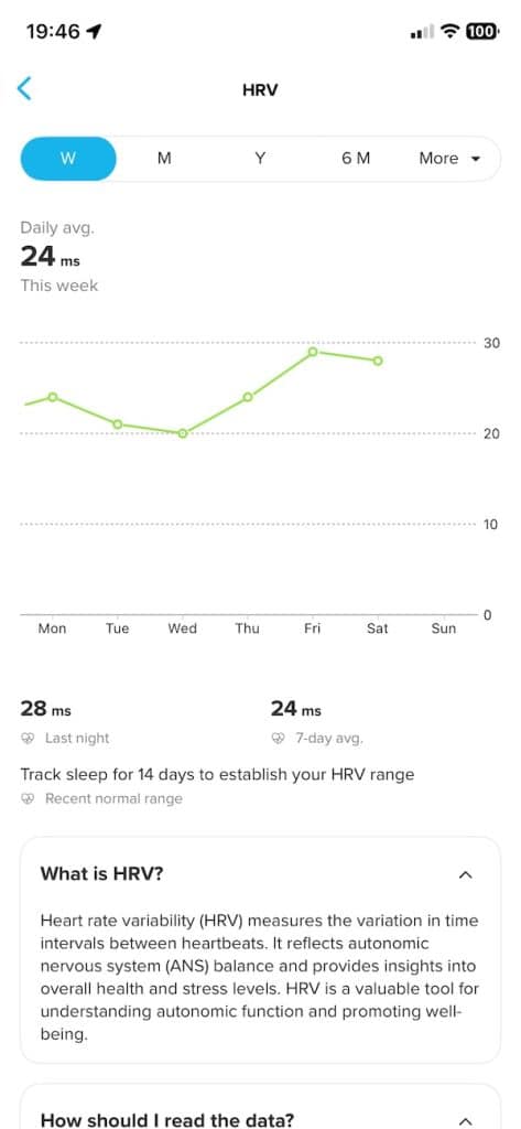 Suunto Vertical 2 health and fitness data