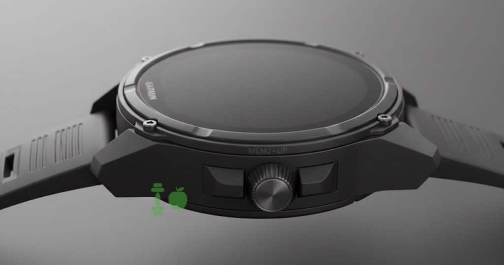Garmin rotating crown