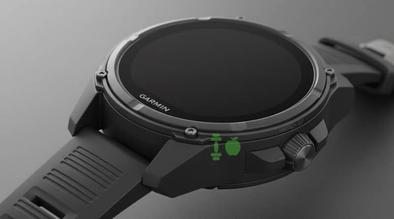 Garmin rotating crown