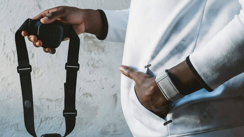 Whoop external chest strap