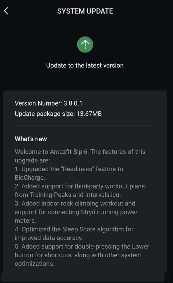 Amazfit Bip 6 Biocharge