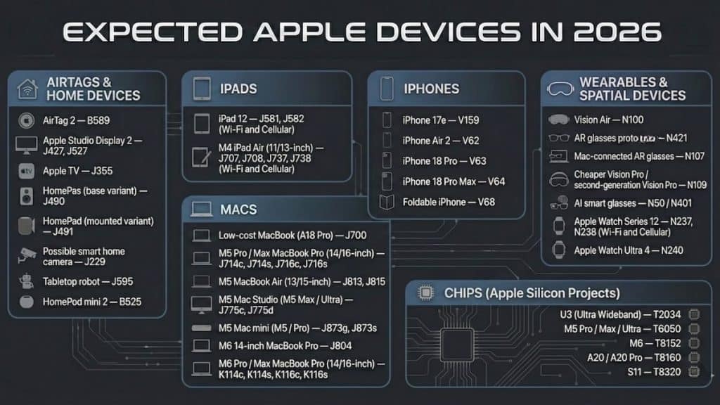 Apple Devices lineup 2026