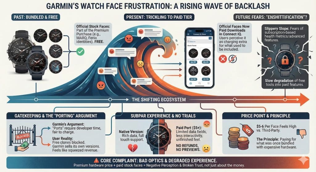 Garmin Watch Face frustration