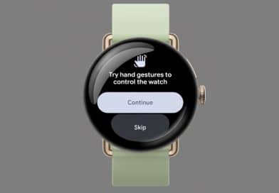 Gesture control Google Pixel Watch