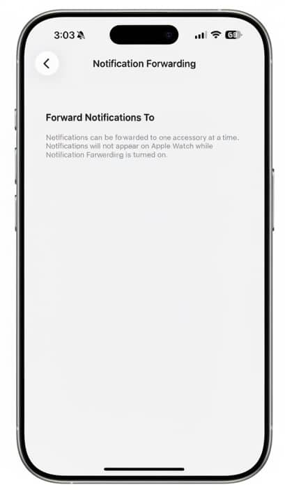 Notification forwarding