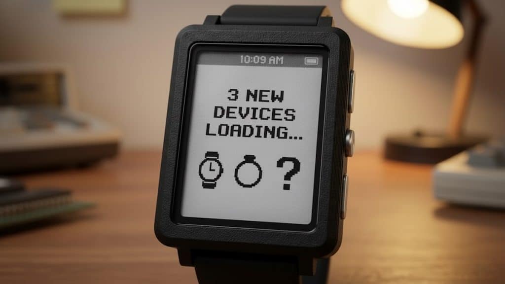 Pebble three new devices