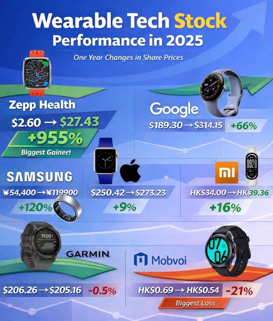 Wearable stock performance
