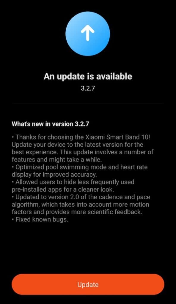 Xiaomi update
