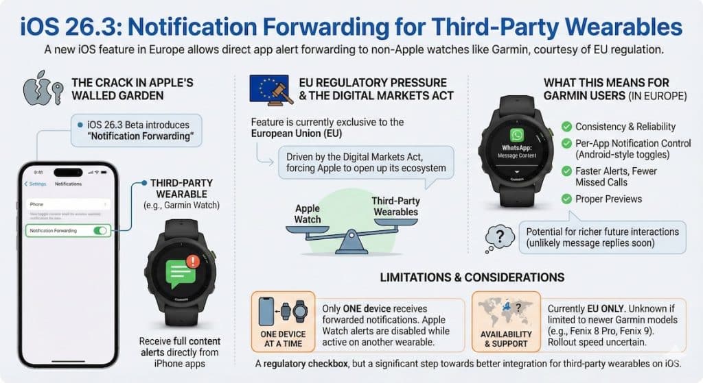 ios 263 garmin notifications apple