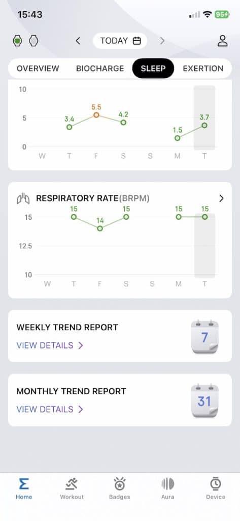Amazfit Active Max health app