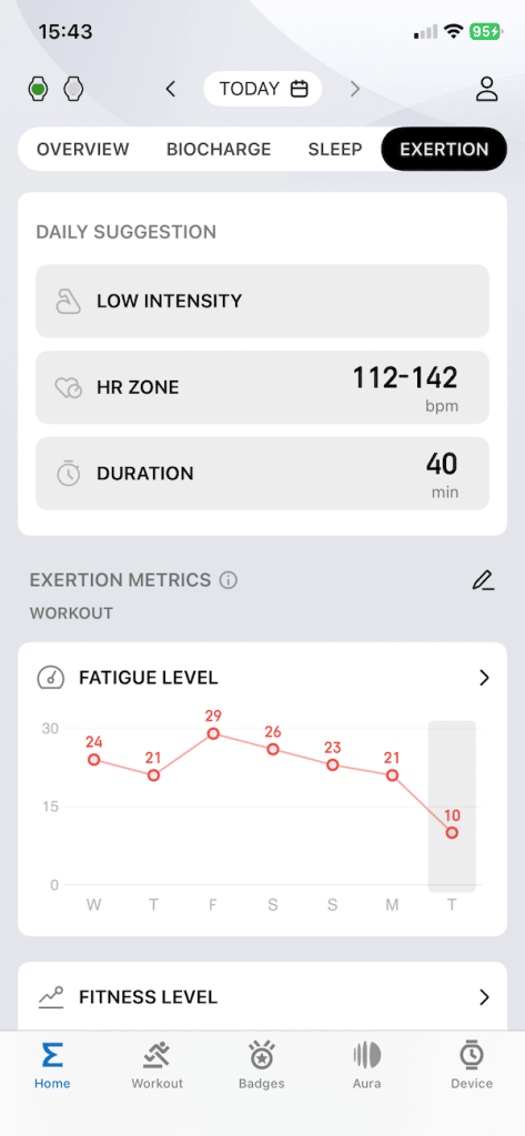 Amazfit Active Max health app