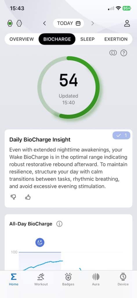 Amazfit Active Max health app