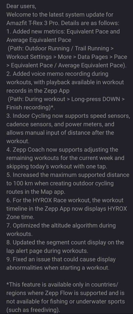 Amazfit firmware update