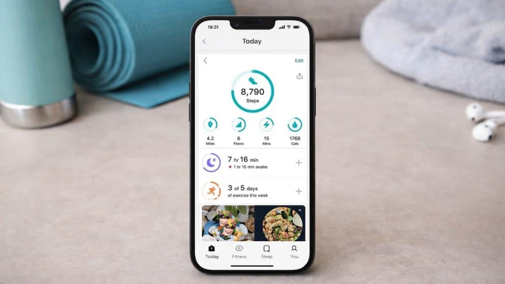 Fitbit app concept image