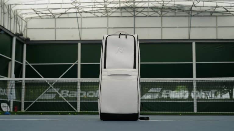 Nisplay Y1 blends tennis bag and ball launcher into one portable unit