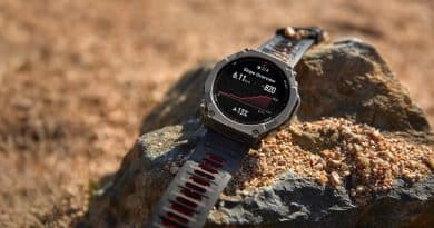 Amazfit T-Rex Ultra 2 on rock
