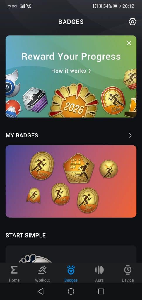 Amazfit badges Android