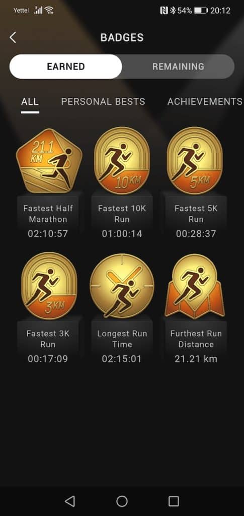 Amazfit badges Android