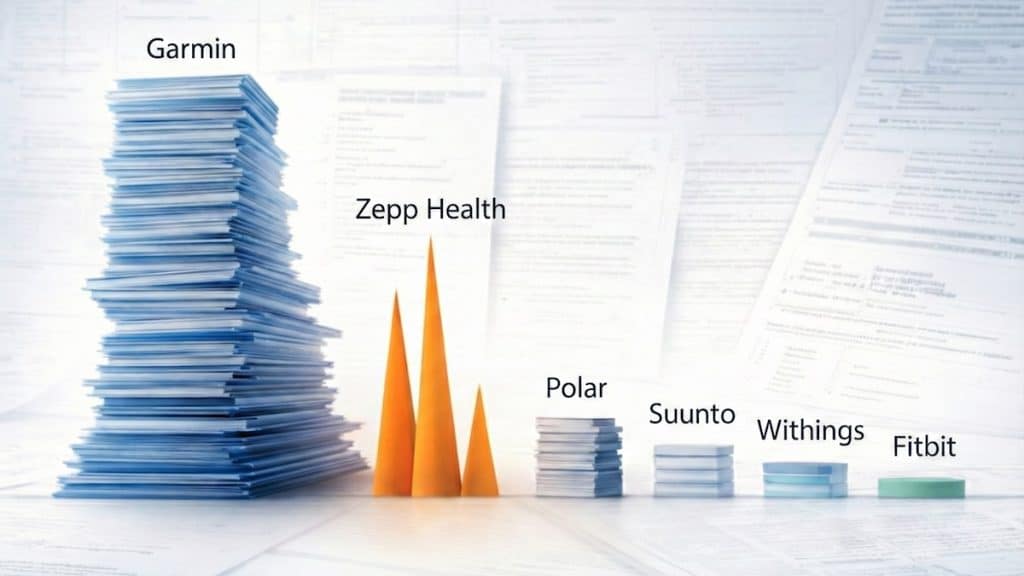 FCC registrations by wearable brand