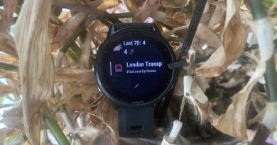 Garmin London Bus times app