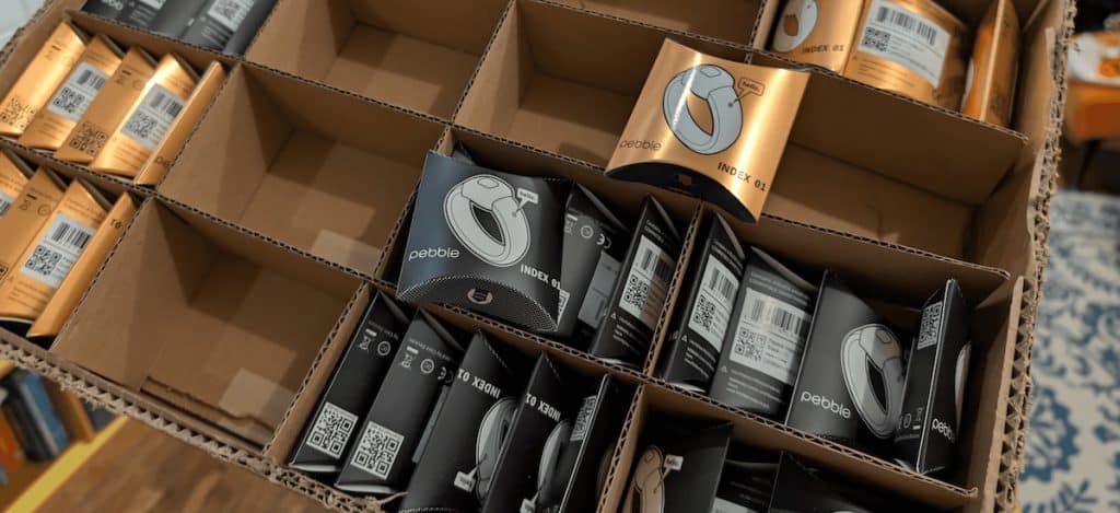 Pebble Index timeline