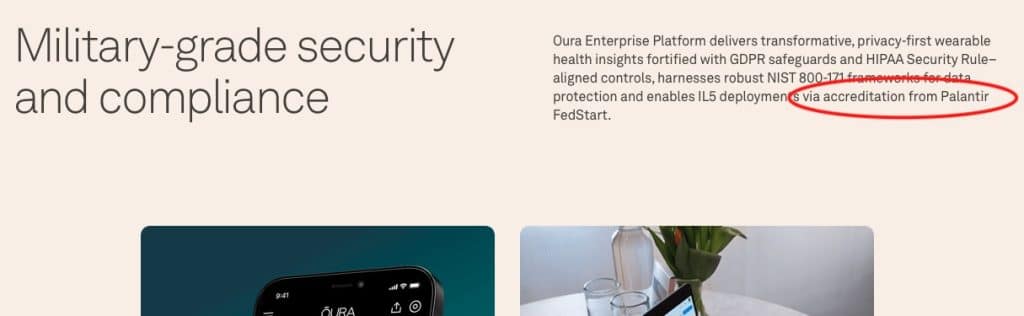 Oura Palantir