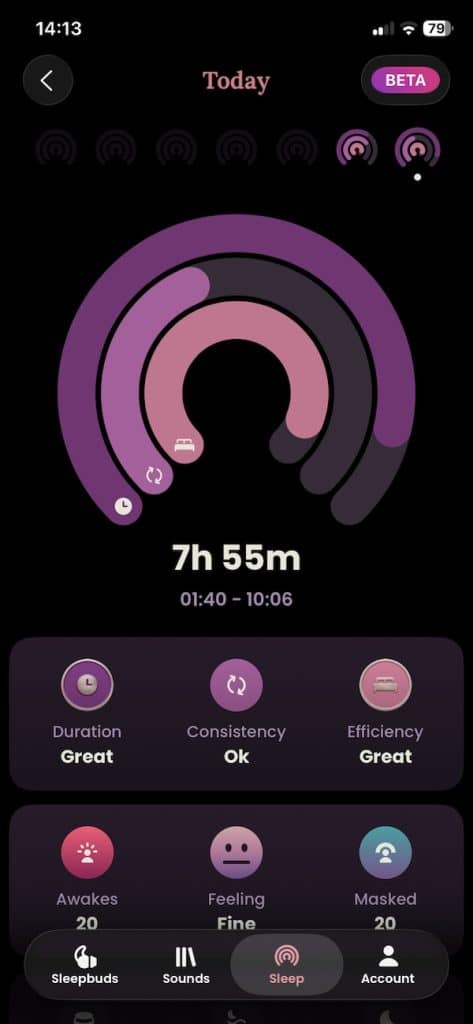 Ozlo Sleepbuds app
