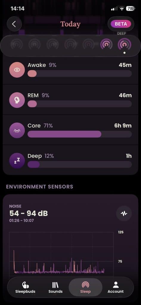 Ozlo Sleepbuds app
