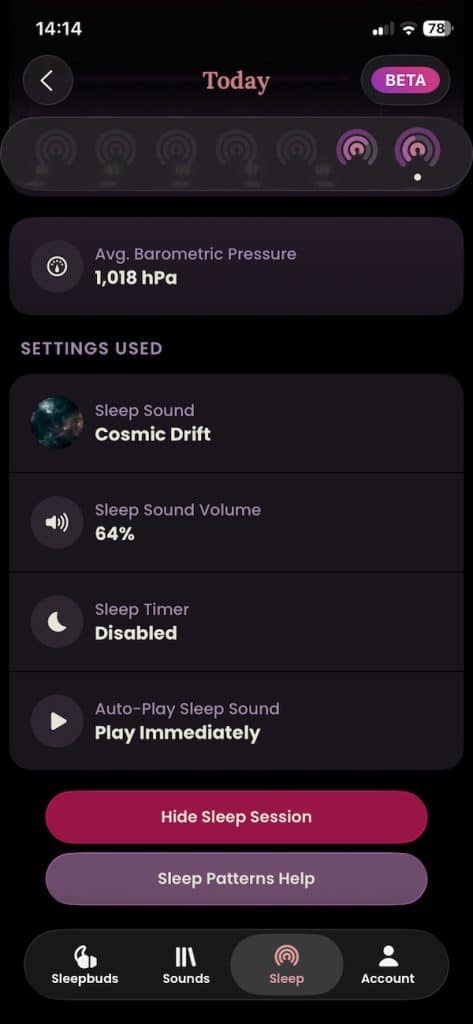 Ozlo Sleepbuds app