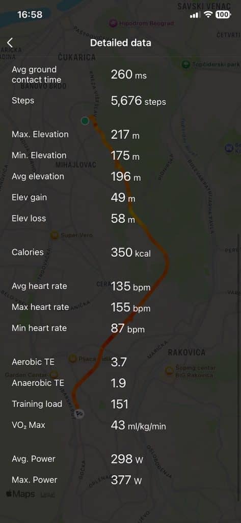 Amazfit Active 3 Premium run tracking