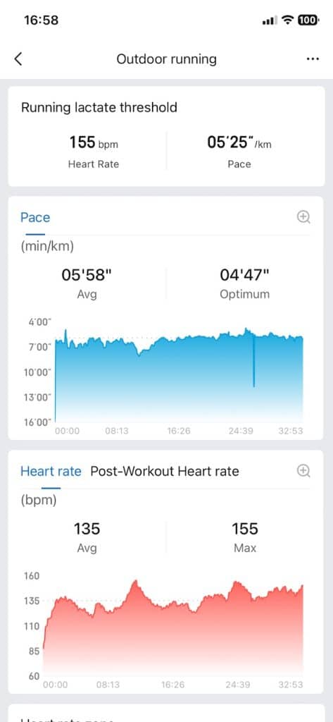 Amazfit Active 3 Premium run tracking