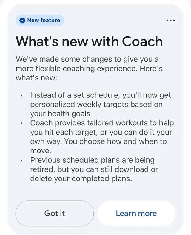Fitbit Coach